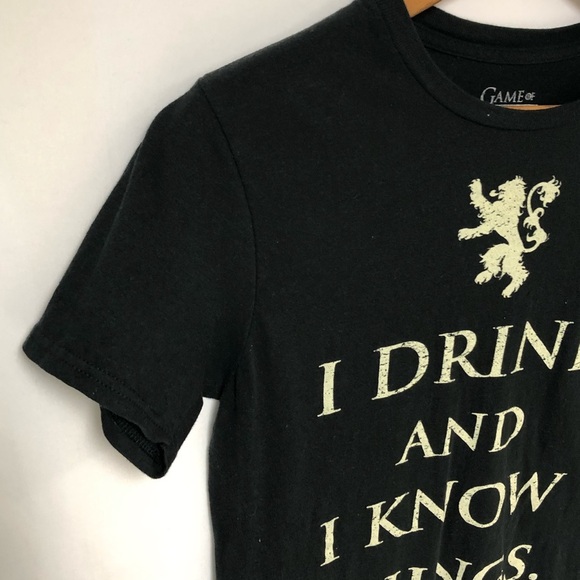 Game of Thrones I Drink and I Know Things T Shirt - Picture 5 of 8